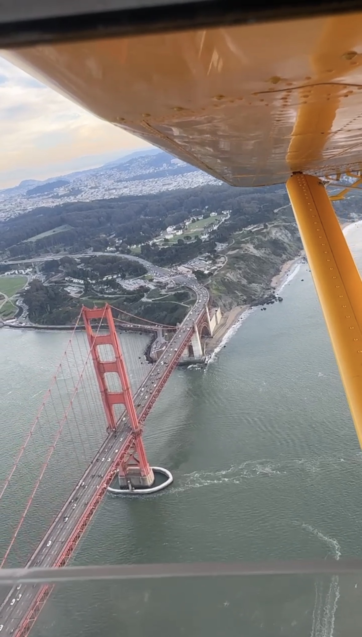 San Francisco from the air during the day